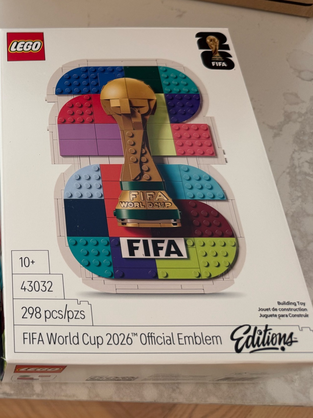 LEGO Multicolor FIFA World Cup 2026 Emblem Building Set